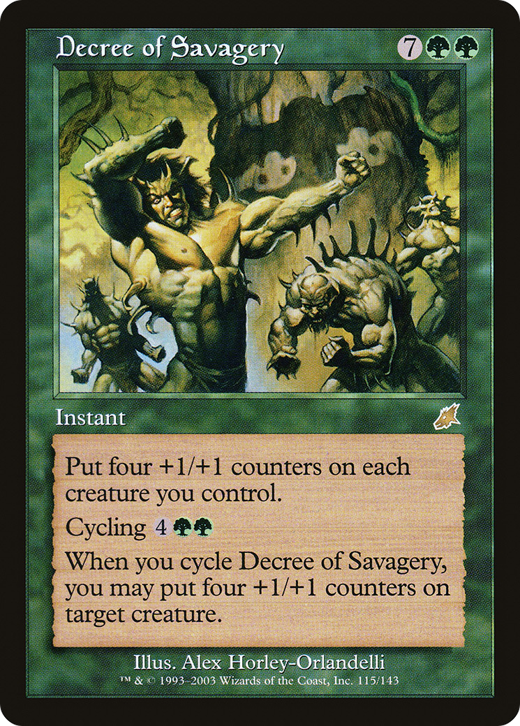 Decree of Savagery (SCG-115)  - Scourge