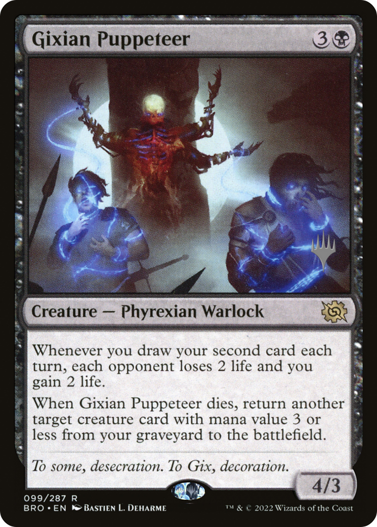 Gixian Puppeteer (PPBRO-099)  Foil - The Brothers' War Promos
