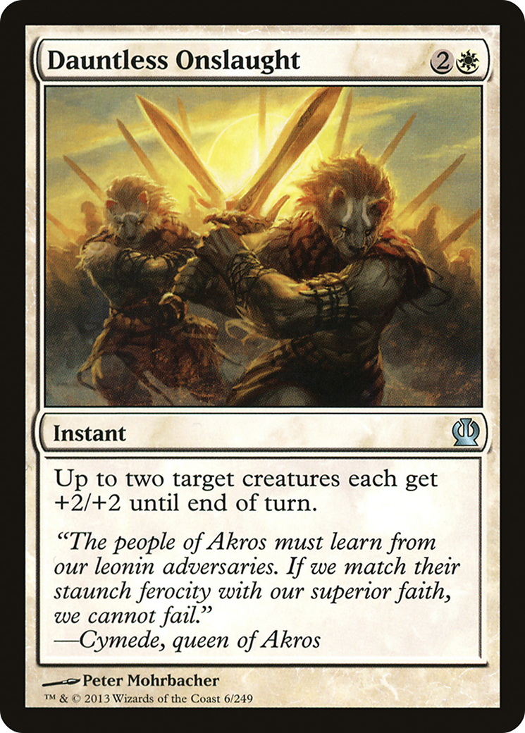 Dauntless Onslaught (THS-006)  Foil - Theros