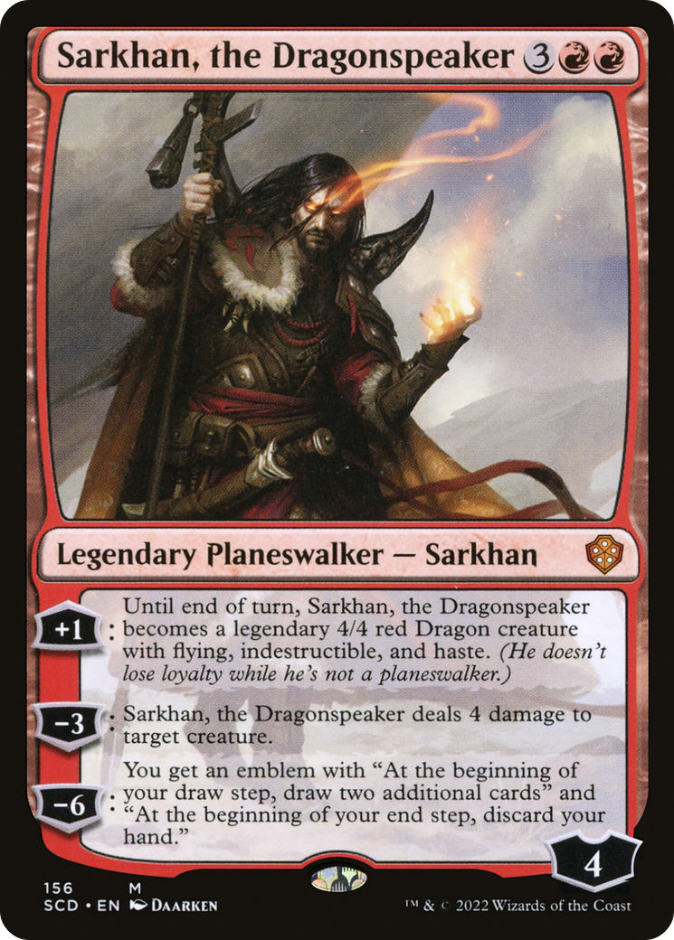 Sarkhan, the Dragonspeaker (SCD-156)  - Starter Commander Decks