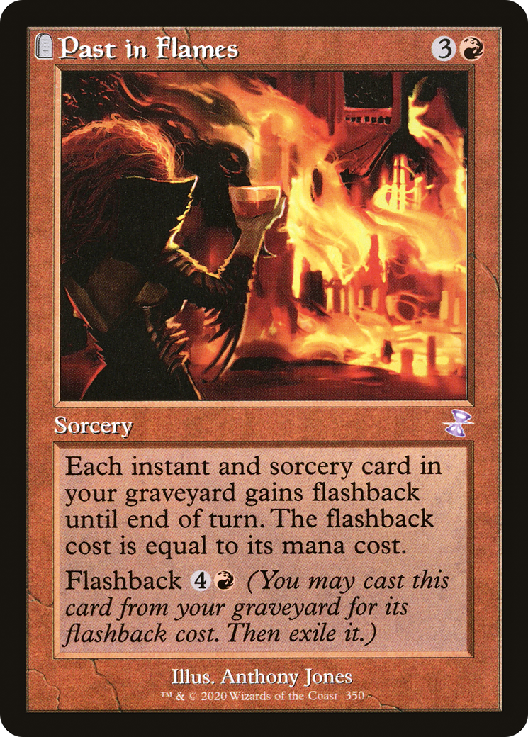 Past in Flames (TSR-350)  Foil - Time Spiral Remastered: (tombstone)