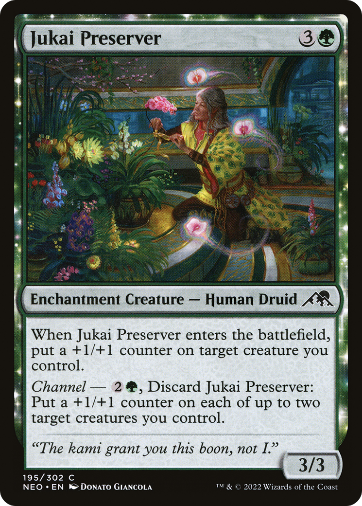 Jukai Preserver (NEO-195)  - Kamigawa: Neon Dynasty: (enchantment)