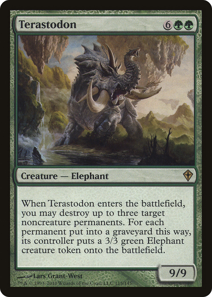 Terastodon (WWK-115)  Foil - Worldwake