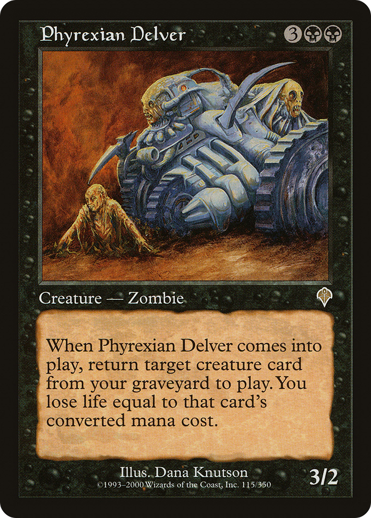 Phyrexian Delver (INV-115)  - Invasion