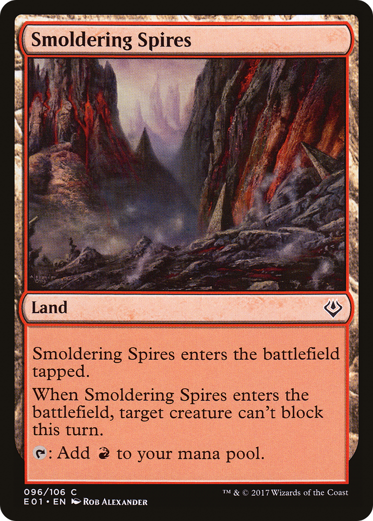 Smoldering Spires (AC2-096)  - Archenemy: Nicol Bolas