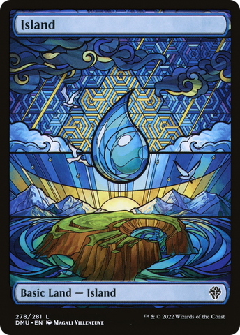 Island (Showcase) (DMU-278)  Foil - Dominaria United