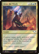 Deny the Witch (Surge Foil) (40K-116)  Foil - Warhammer 40,000 Commander