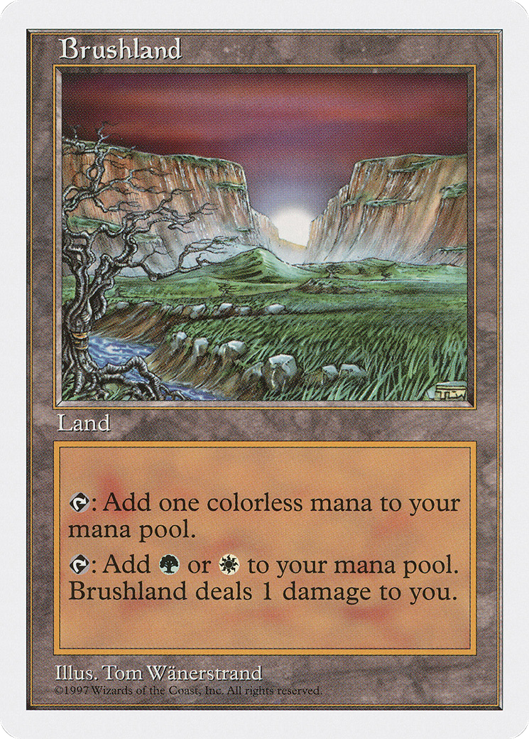 Brushland (5ED-412)  - Fifth Edition
