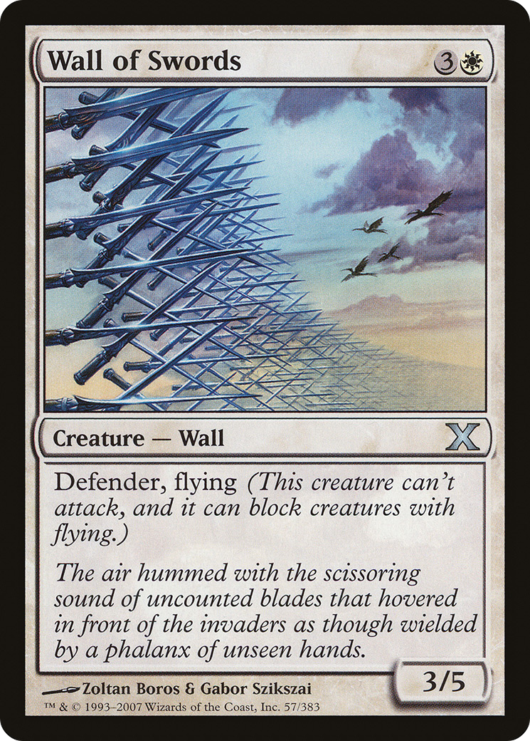 Wall of Swords (10E-057)  - Tenth Edition