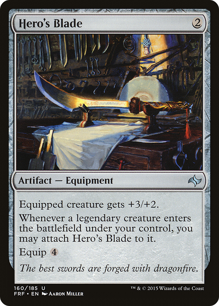 Hero's Blade (FRF-160)  Foil - Fate Reforged
