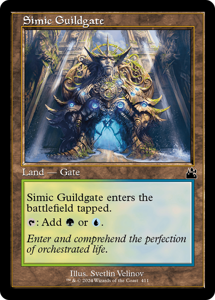 Simic Guildgate (Retro Frame) (RVR-411)  Foil - Ravnica Remastered