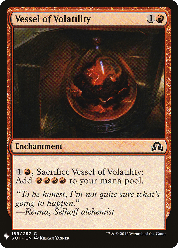 Vessel of Volatility (LIST-189)  - The List