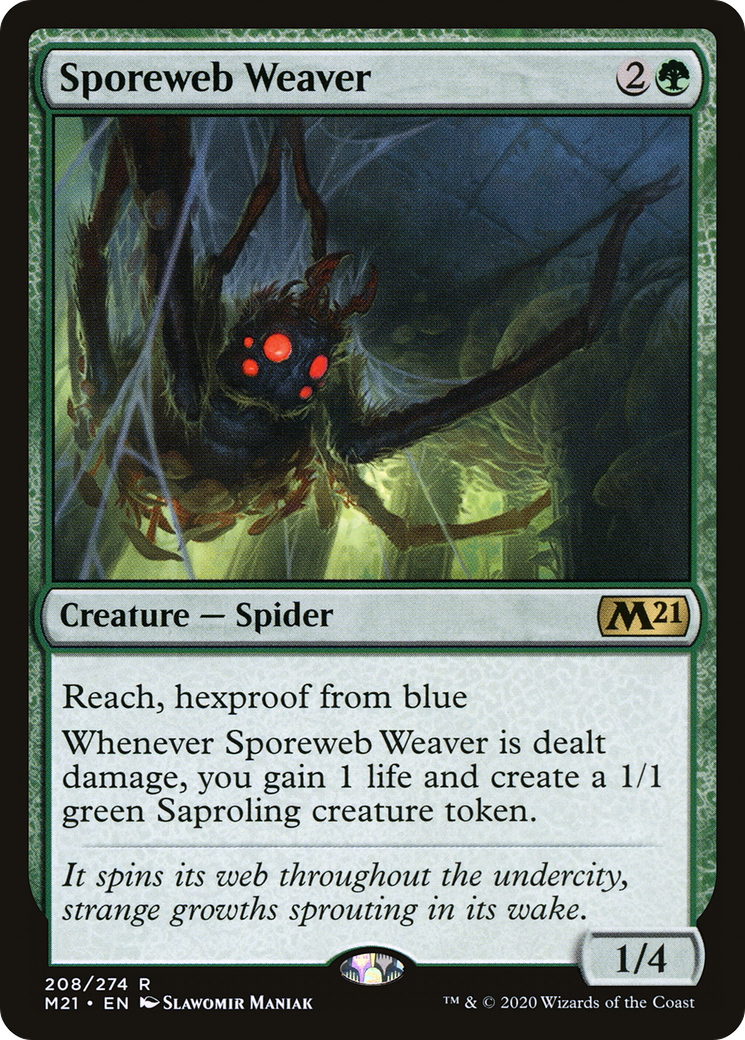 Sporeweb Weaver (M21-208)  Foil - Core Set 2021