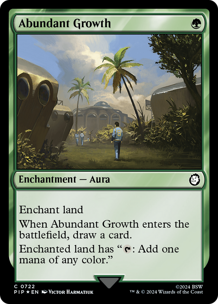 Abundant Growth (Surge Foil) (PIP-722) - Fallout Foil