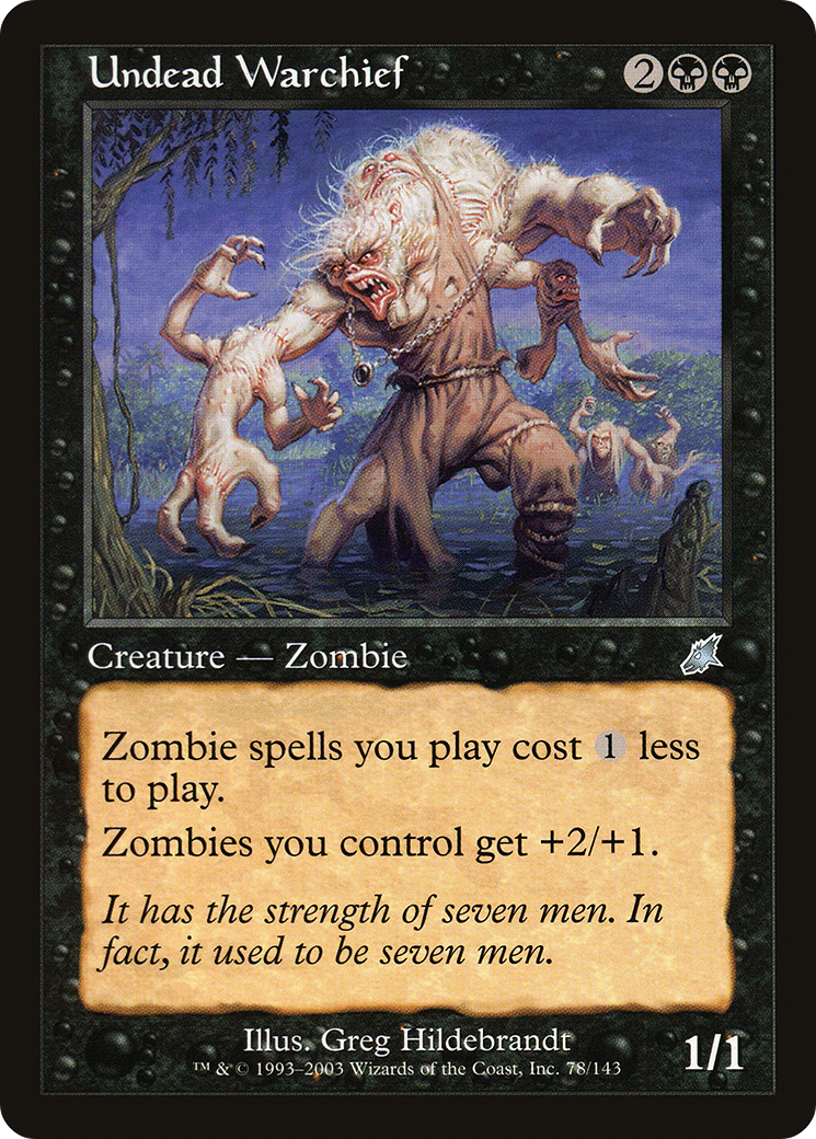 Undead Warchief (SCG-078)  Foil - Scourge