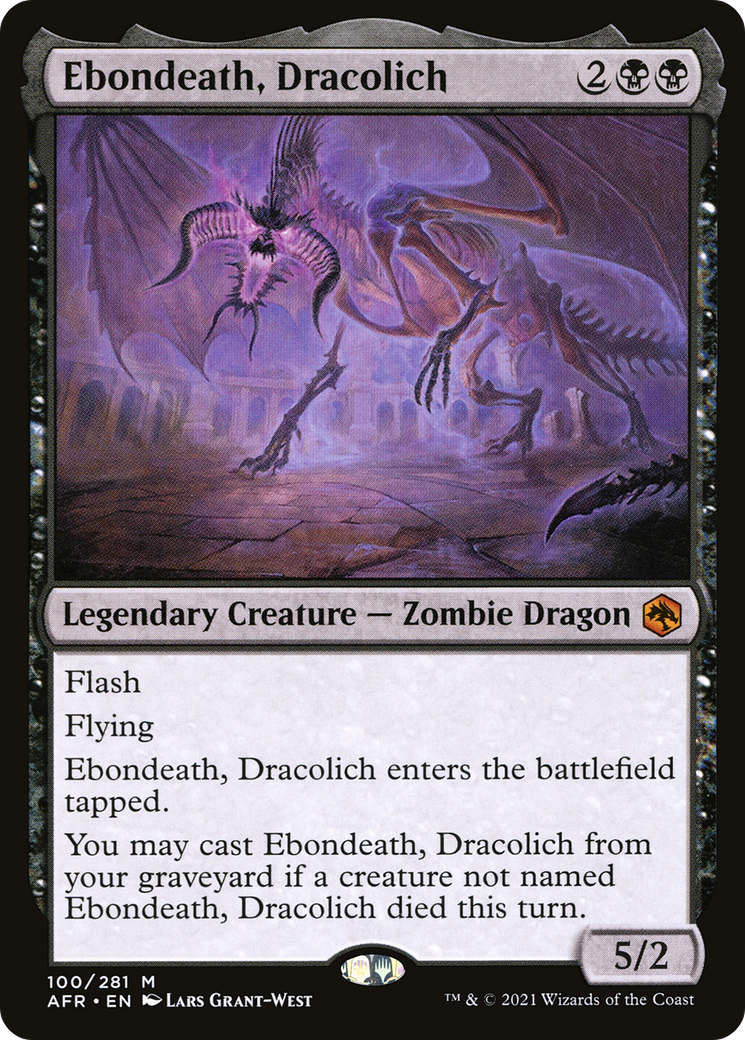 Ebondeath, Dracolich (AFR-100)  - Adventures in the Forgotten Realms