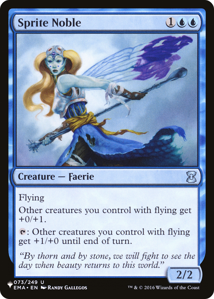 Sprite Noble (LIST-EMA-73)  - The List