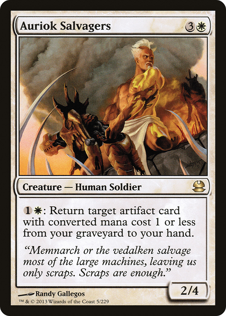 Auriok Salvagers (MMA-005)  Foil - Modern Masters