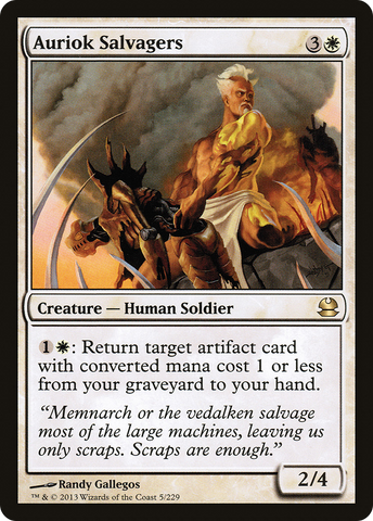 Auriok Salvagers (MMA-005)  - Modern Masters