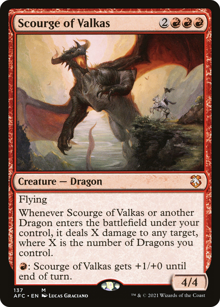 Scourge of Valkas (AFC-137) - Adventures in the Forgotten Realms Commander