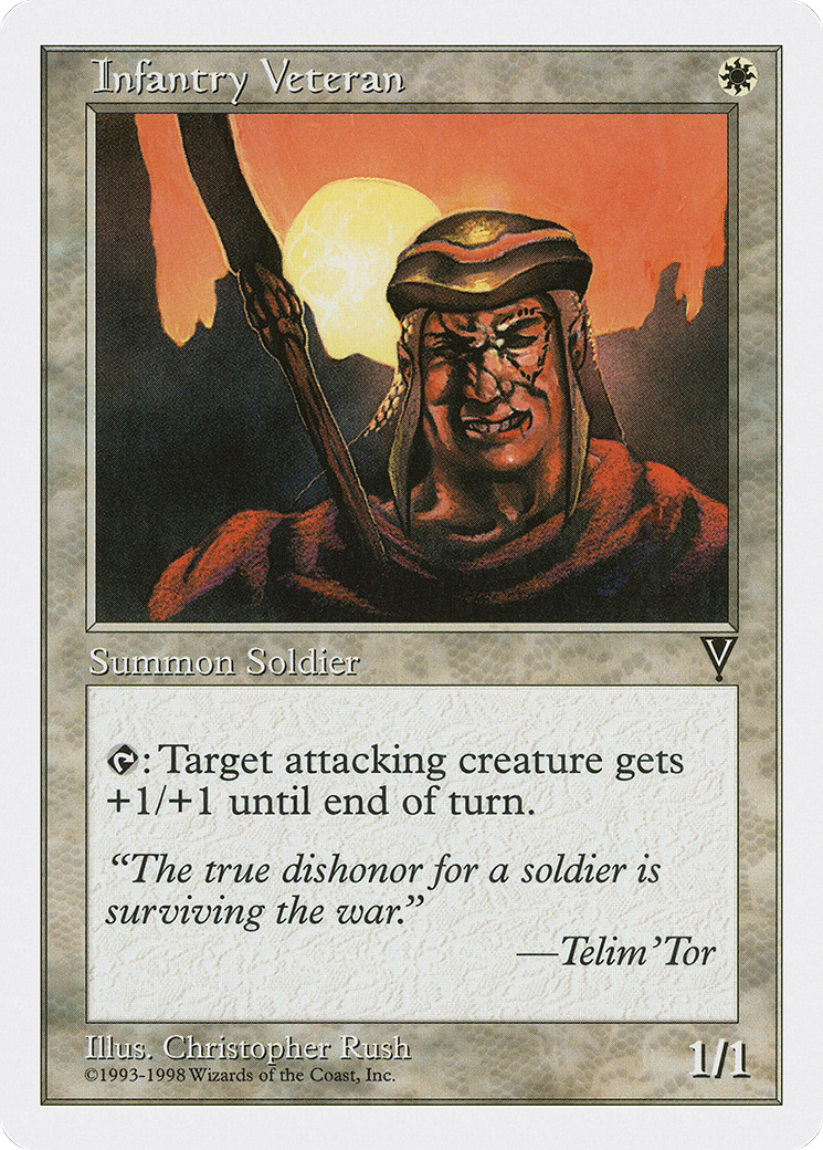 Infantry Veteran (ATH-078)  - Anthologies