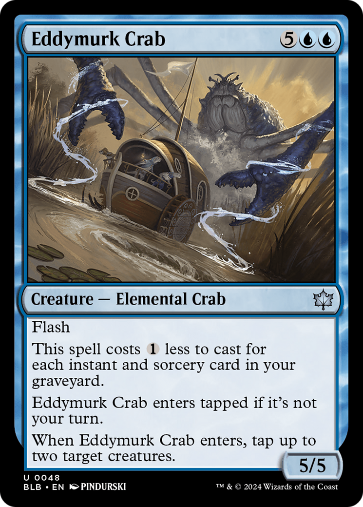 Eddymurk Crab (BLB-048)  Foil - Bloomburrow