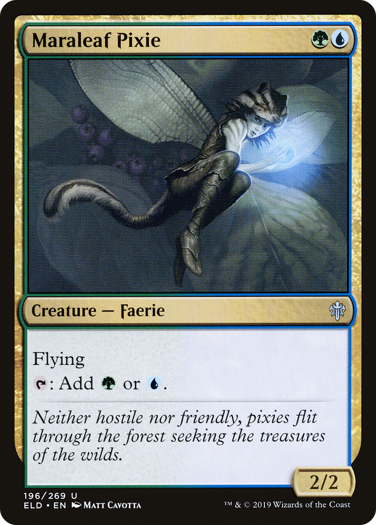 Maraleaf Pixie (ELD-196)  - Throne of Eldraine