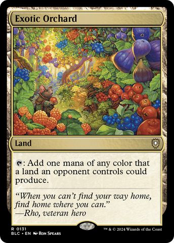 Exotic Orchard (BLC-131)  - Bloomburrow Commander