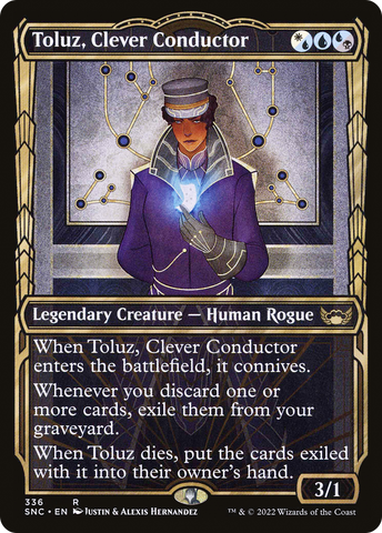 Toluz, Clever Conductor (Showcase) (SNC-336)  - Streets of New Capenna: (Showcase)
