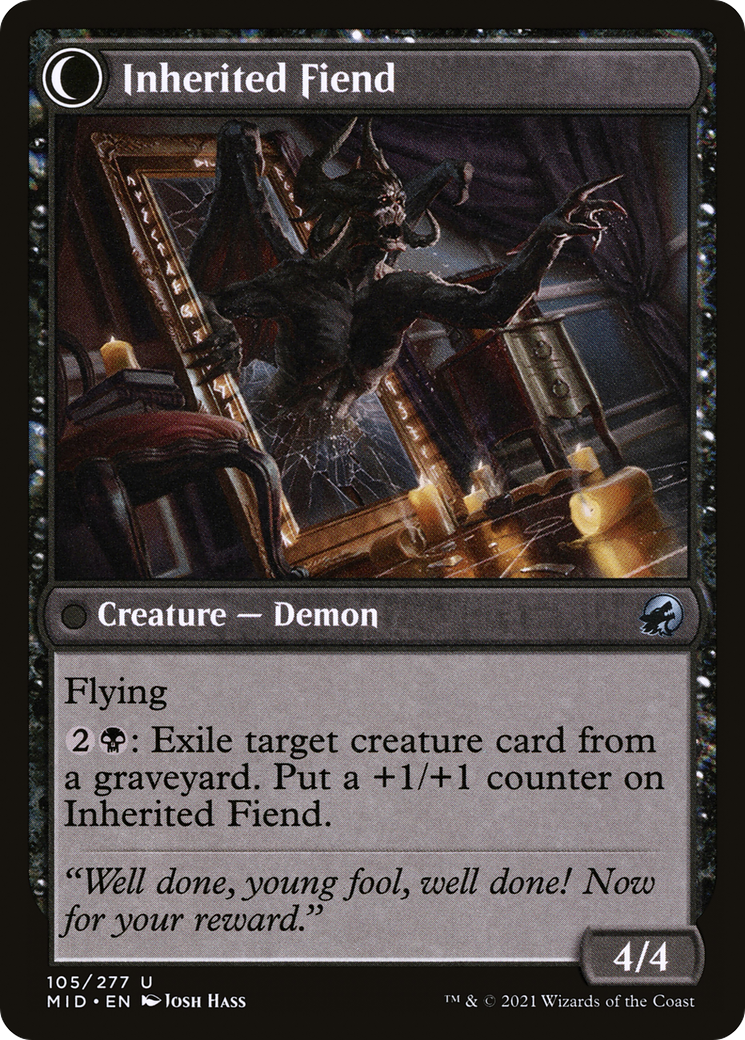 Heirloom Mirror (MID-105)  - Innistrad: Midnight Hunt: (Double Faced Transform)