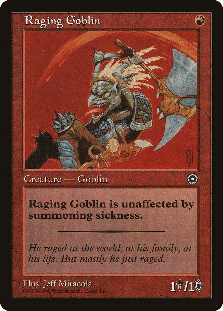 Raging Goblin (P02-114)  - Portal Second Age