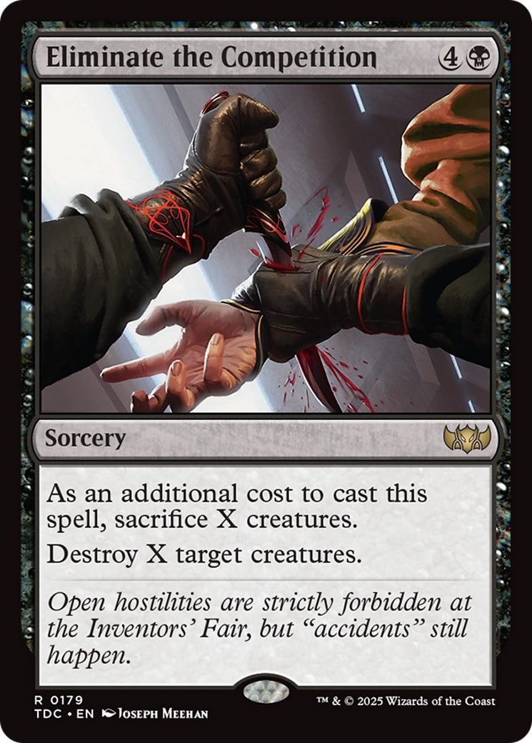Eliminate the Competition (TDC-179)  - Commander: Tarkir: Dragonstorm