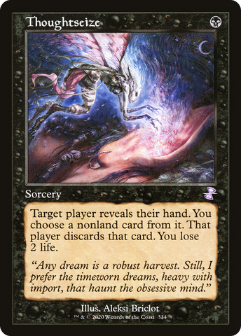 Thoughtseize (TSR-334)  Foil - Time Spiral Remastered
