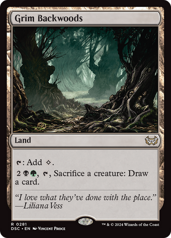 Grim Backwoods (DSC-281)  - Duskmourn: House of Horror Commander