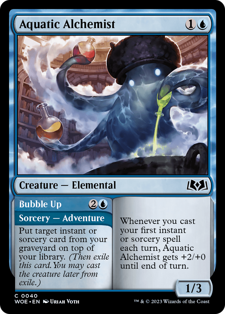 Aquatic Alchemist (WOE-040)  Foil - Wilds of Eldraine