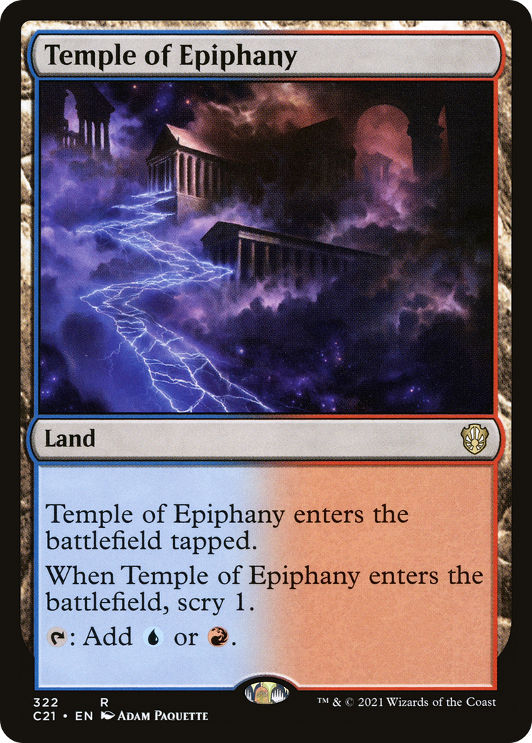 Temple of Epiphany (C21-322)  - Commander 2021