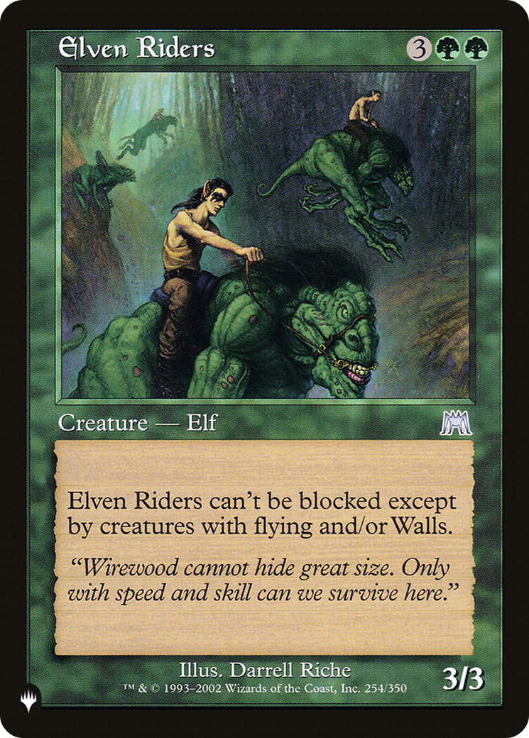 Elven Riders (LIST-ONS-254)  - The List