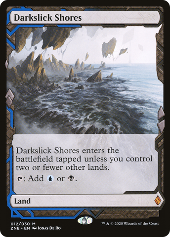 Darkslick Shores (ZNE-012)  Foil - Zendikar Rising Expeditions