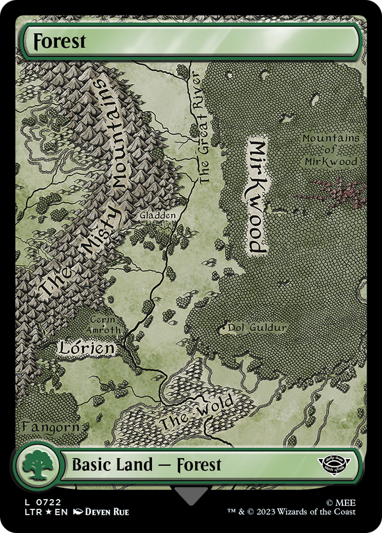 Forest (0722) (Surge Foil) (LTR-722)  Foil - The Lord of the Rings: Tales of Middle-earth