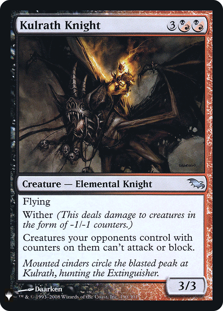 Kulrath Knight (LIST-190)  Foil - The List