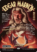 Edgar Markov (Showcase) (Serial Numbered) (Double Rainbow Foil) (INR-491)  Foil - Innistrad Remastered: (Showcase) (Borderless)
