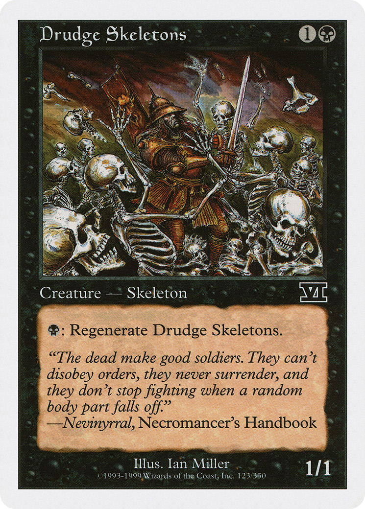 Drudge Skeletons (6ED-123)  - Classic Sixth Edition