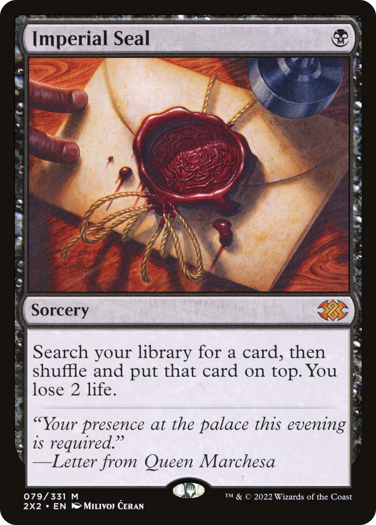 Imperial Seal (2X2-079)  Foil - Double Masters 2022