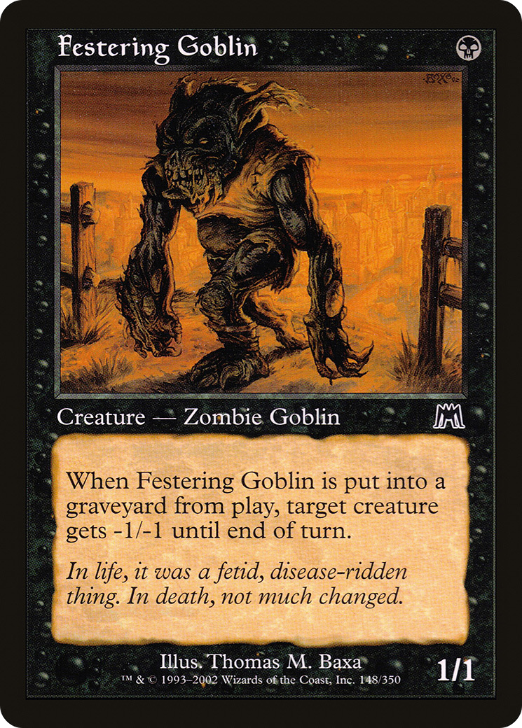 Festering Goblin (ONS-148)  Foil - Onslaught