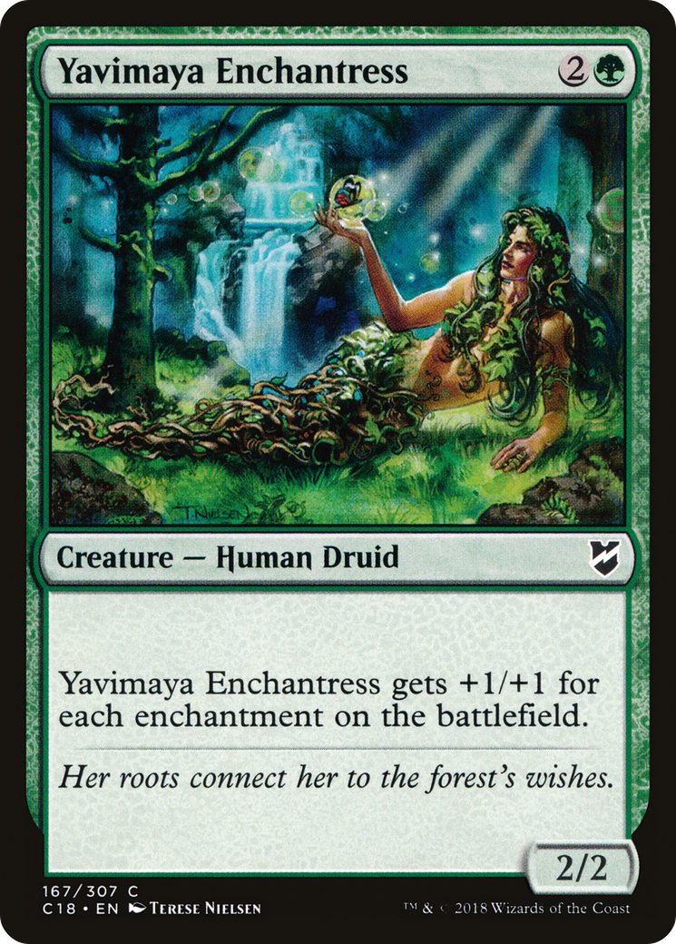 Yavimaya Enchantress (C18-167)  - Commander 2018