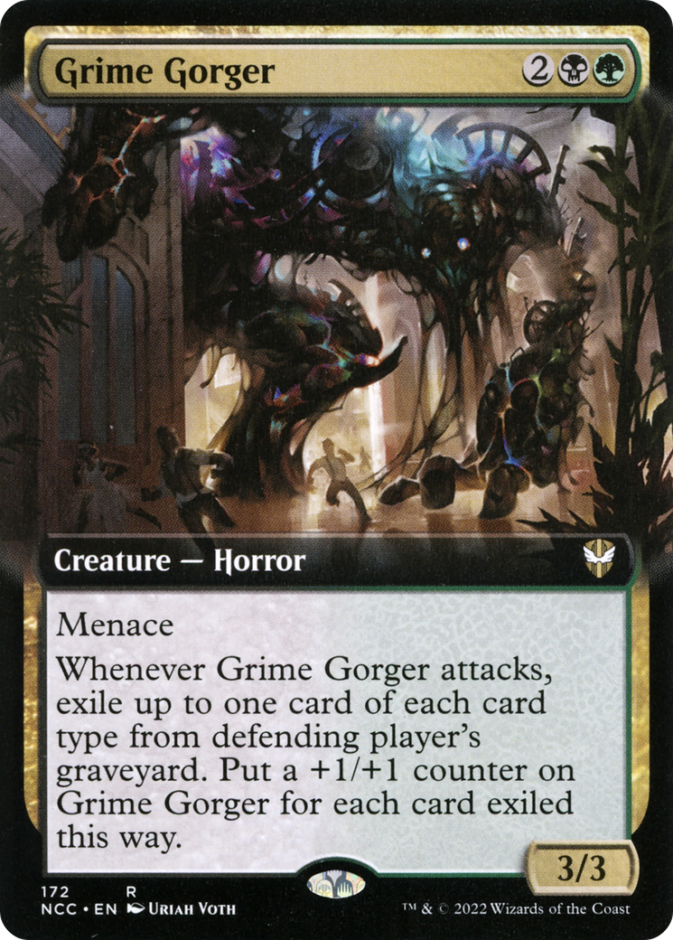 Grime Gorger (Extended Art) (NCC-172)  - New Capenna Commander: (Extended Art)