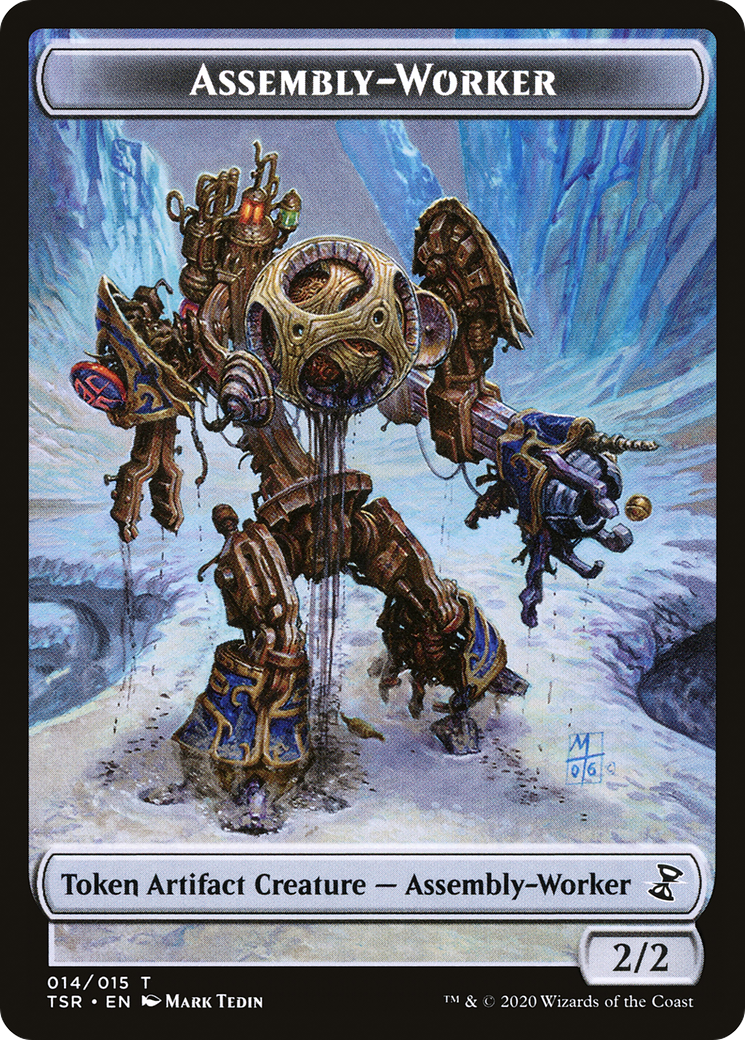 Assembly-Worker (TTSR-014)  - Time Spiral Remastered Tokens
