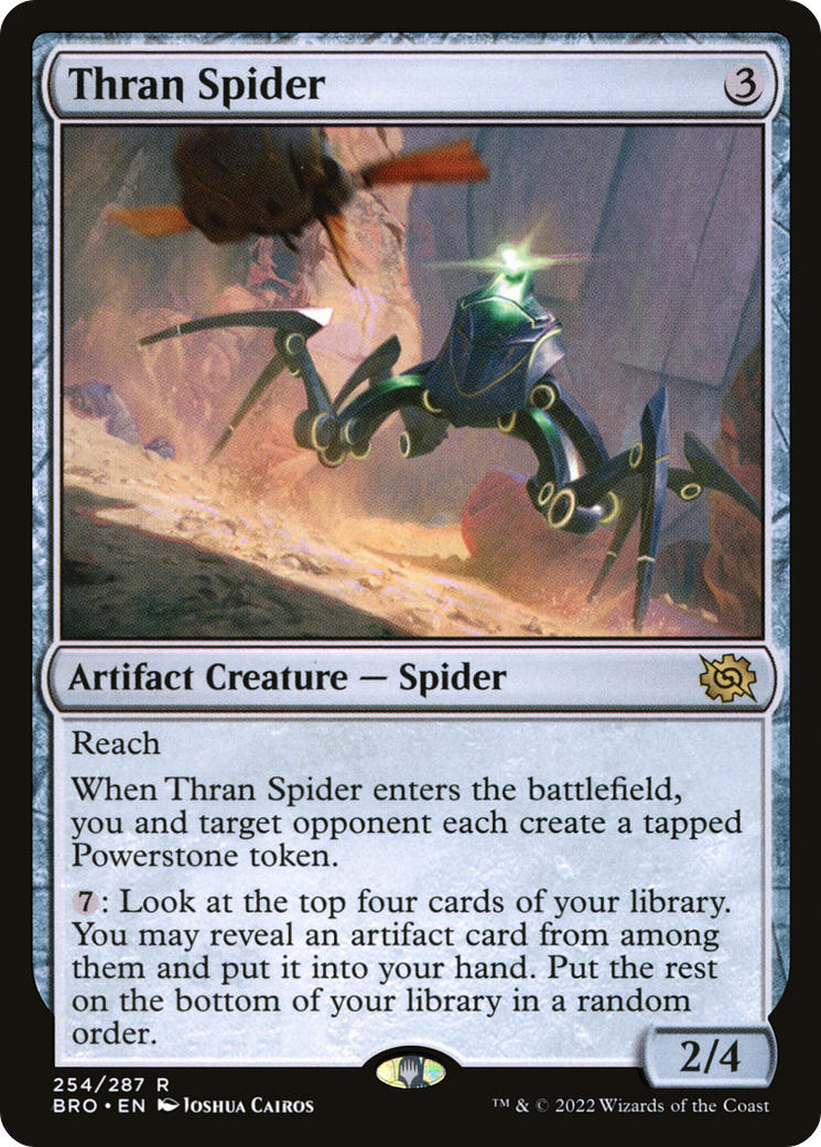 Thran Spider (BRO-254)  Foil - The Brothers' War