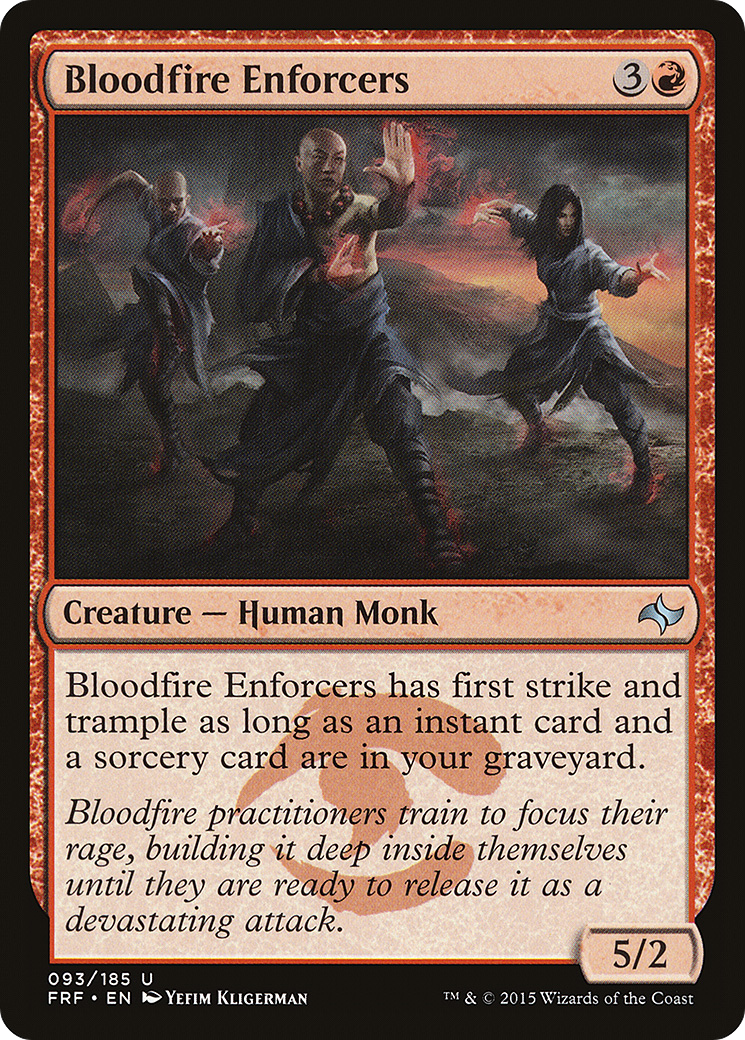 Bloodfire Enforcers (FRF-093)  Foil - Fate Reforged