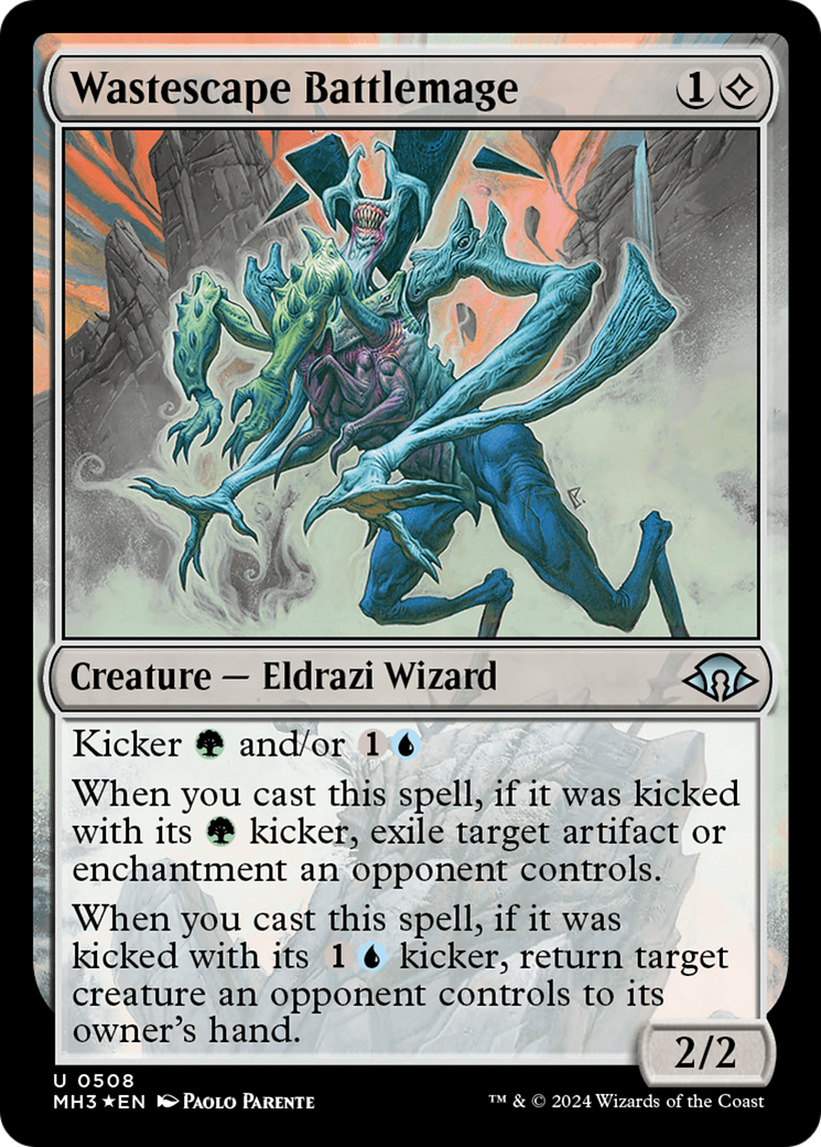 Wastescape Battlemage (Ripple Foil) (MH3-508)  Foil - Modern Horizons 3